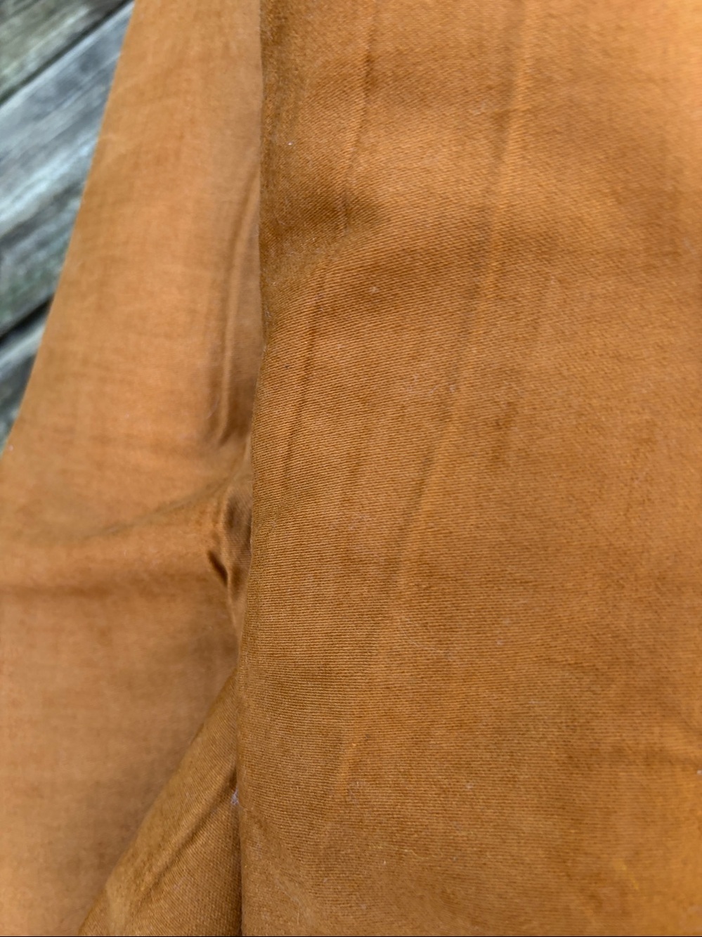 Fabric, 45”x140” Rusty Brown Distressed Soft Cotton-Feel Fabric